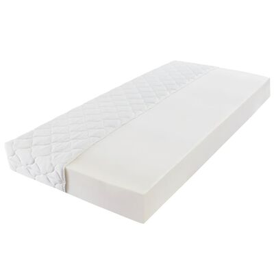 vidaXL madras med vaskbart betræk 200 x 80 x 17 cm
