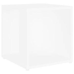 vidaXL sidebord 33x33x34,5 cm konstrueret tr&aelig; hvid