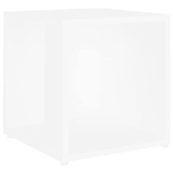 vidaXL sidebord 33x33x34,5 cm konstrueret tr&aelig; hvid