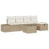 vidaXL Sofa S&aelig;t 6 stk. polyrattan