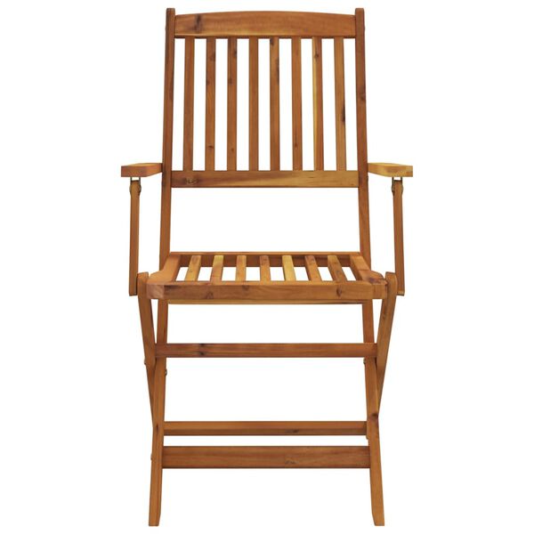 vidaXL spisebordss&aelig;t til haven 7 dele foldbart massivt akacietr&aelig;