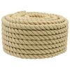 vidaXL B&aring;dsnor 2 mm 100 m Naturfarvet