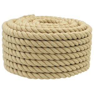 vidaXL B&aring;dsnor 2 mm 100 m Naturfarvet
