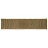 vidaXL Omr&aring;de t&aelig;ppe Sort 60 x 250 cm Jute