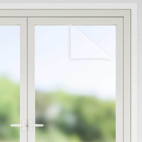 vidaXL vinduesfolie 90x1000 cm statisk PVC matteret gr&aring;