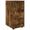 vidaXL Opbevaringsskab R&oslash;get eg 40 x 48 x 81 cm Konstrueret tr&aelig;