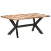 vidaXL spisebord 180x90x75 cm akacietr&aelig; med honningfarvet finish