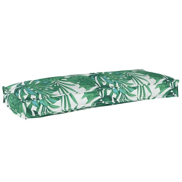 vidaXL Pude Blad Bladm&oslash;nster 100 x 40 x 8 cm Oxford stof