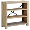 vidaXL bogreol med 3 hylder 80x30x80 cm massivt akacietr&aelig;