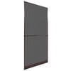 vidaXL Svingbart insektnet Brun og sort 100 x 215 cm
