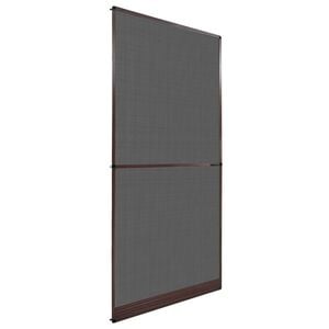 vidaXL Svingbart insektnet Brun og sort 100 x 215 cm