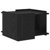 vidaXL Sofabord Sort eg 50,5 x 50 x 33 cm Konstrueret tr&aelig;
