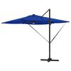 vidaXL Roma Parasol Blå 286 x 285 x 270 cm Aluminium og Polyester