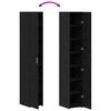 vidaXL Highboard 2 pcs Sort eg 30 x 42,5 x 185 cm