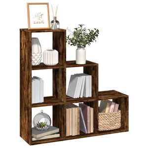 vidaXL bogreol/rumdeler 99x29x99cm 3 niveauer konstrueret tr&aelig; r&oslash;get eg