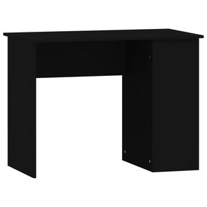 vidaXL skrivebord 100x55x75 cm konstrueret tr&aelig; sort