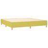 vidaXL Boxspring sengeramme Gr&oslash;n 200x200 cm Stof