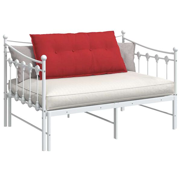 vidaXL Rygpude R&oslash;d 100 x 19 x 50 cm Stof