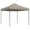 vidaXL Party Tent Gr&aring;brun 292 x 292 x 315 cm Oxford stof