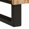 vidaXL Highboard med d&oslash;r Brun 40 x 33,5 x 110 cm Massivt mangotr&aelig;
