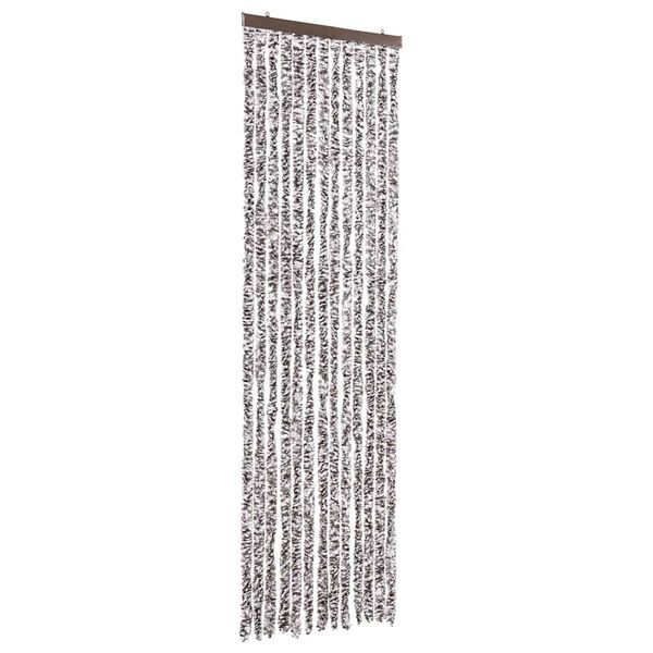 vidaXL insektgardin 56x200 cm chenille brun og beige
