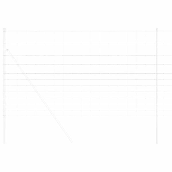 vidaXL Markhegn Grå 1.4 x 10 m Stål