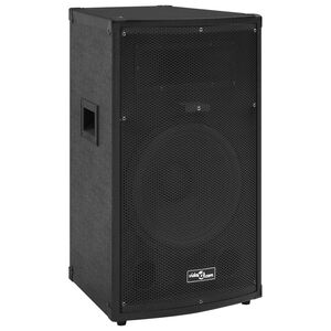 vidaXL prof. passiv hi-fi-sceneh&oslash;jttaler 150 W 37x37x64cm sort