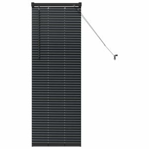 vidaXL Persienner Sort 130 x 45 cm Aluminium
