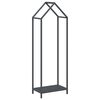 vidaXL br&aelig;ndestativ 40x25x120 cm koldvalset st&aring;l antracitgr&aring;