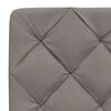 vidaXL Sengeramme uden madras Taupe 120x200 cm Stof