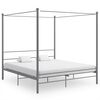 vidaXL sengestel til himmelseng 180x200 cm metal gr&aring;