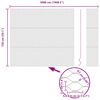 vidaXL Hegnsp&aelig;l S&oslash;lv 50 x 1,5 m (36 mm net) St&aring;l