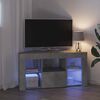 vidaXL Hj&oslash;rne LED TV Skab Beton Gr&aring; 100 x 40 x 50 cm Konstrueret tr&aelig;