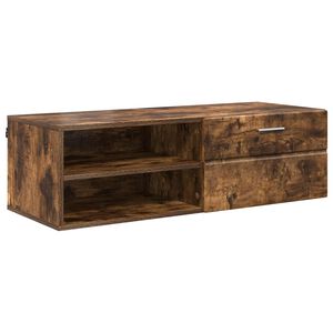 vidaXL Tr&aelig;skab 100,5 x 39 x 30 cm R&oslash;get eg Konstrueret tr&aelig;