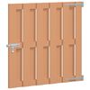 vidaXL Haveport 100 x 100 cm WPC og Aluminium Brun