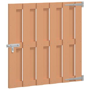 vidaXL Haveport 100 x 100 cm WPC og Aluminium Brun