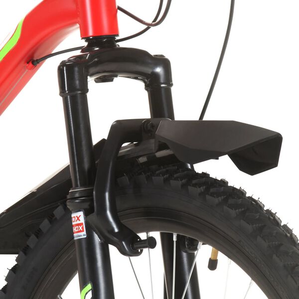 vidaXL mountainbike 21 gear 26 tommer hjul 36 cm r&oslash;d