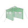 vidaXL Drivhus med op-poppende ramme Gr&oslash;n 280 x 410 x 315 cm Jern