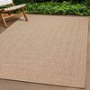 vidaXL gulvt&aelig;ppe ZIZUR beige 240x240cm jute-look indend&oslash;rs og udend&oslash;rs