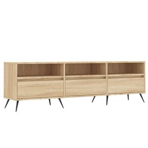 vidaXL tv-bord 150x30x44,5 cm konstrueret tr&aelig; sonoma-eg