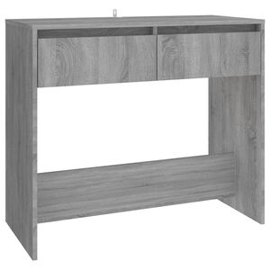 vidaXL konsolbord 89x41x76,5 cm konstrueret tr&aelig; gr&aring; sonoma-eg