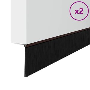 vidaXL Skruemonterede d&oslash;rb&oslash;rste t&aelig;tninger 2 stk. Brun 100 cm