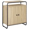 vidaXL Sk&aelig;nk Sonoma-eg 68 x 35 x 75 cm Konstrueret tr&aelig;