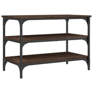 vidaXL skob&aelig;nk 70x38,5x49 cm konstrueret tr&aelig; brun egetr&aelig;sfarve
