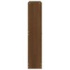 vidaXL skoskab 59x17x81 cm konstrueret træ brun egetræ