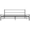 vidaXL sengestel 180 x 200 cm metal sort
