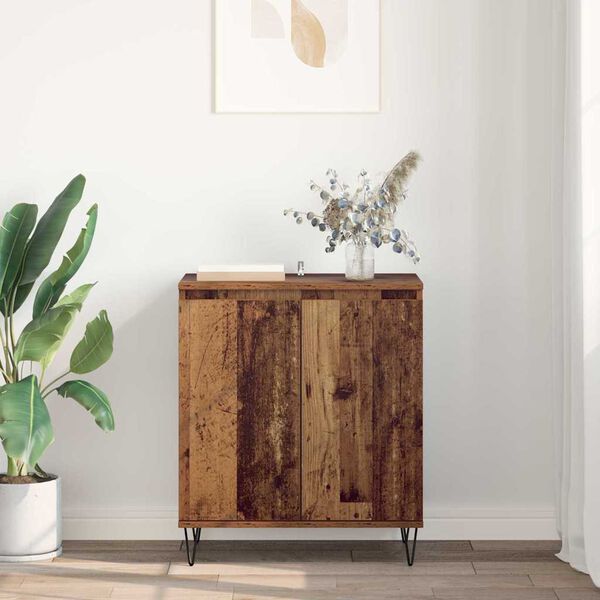 vidaXL Sideboard Gammelt tr&aelig; 60 x 35 x 70 cm Konstrueret tr&aelig;