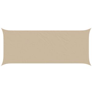 vidaXL Solskygge sejl Beige 6 x 2,5 m 100% polyester Oxford