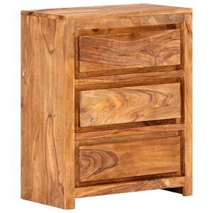 vidaXL skuffeskab 60x33x75 cm massivt akacietr&aelig;