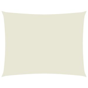 vidaXL solsejl 3,5x4,5 m rektangul&aelig;r oxfordstof cremefarvet